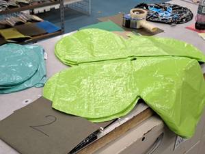 lot 2639 image: Lot of (17) Foil Balloon Quad Balloons 30x30