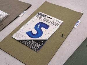 lot 2691 image: Lot of (4) La Fete 34 Blue Helium Foil Balloon - #5