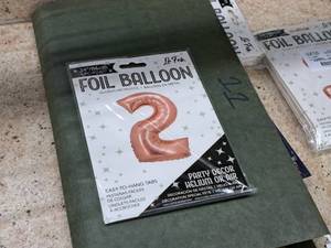 lot 2741 image: Lot of (5) La Fete 34 Foil Balloons - #2