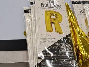 lot 2764 image: Lot of (8) La Fete 16 Foil Balloons - R