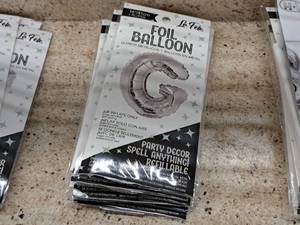 lot 2775 image: Lot of (6) La Fete 16 Foil Balloons - G