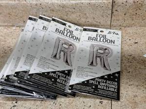 lot 2780A image: Lot of (6) La Fete 16 Foil Balloons - R