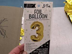 lot 2787 image: Lot of (10) La Fete 16 Foil Balloons - #3