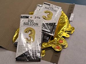 lot 2787A image: Lot of (10) La Fete 16 Foil Balloons - #3