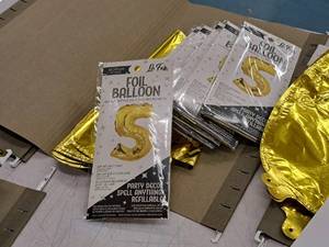 lot 2789A image: Lot of (10) La Fete 16 Foil Balloons - #5