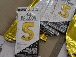 lot 2789B image: Lot of (10) La Fete 16 Foil Balloons - #5