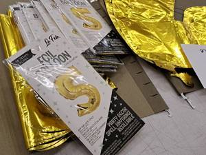 lot 2789C image: Lot of (7) La Fete 16 Foil Balloons - #5