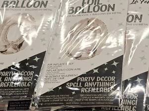 lot 2794D image: Lot of (10) La Fete 16 Foil Balloons - #0