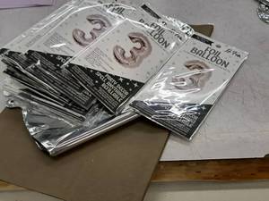 lot 2796A image: Lot of (10) La Fete 16 Foil Balloons - #3