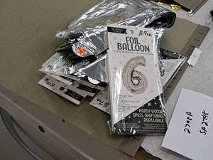 lot 2798B image: Lot of (20) La Fete 16 Foil Balloons - #6