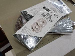 lot 2800 image: Lot of (10) La Fete 16 Foil Balloons - #8