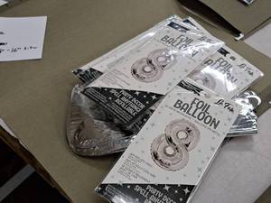 lot 2800A image: Lot of (20) La Fete 16 Foil Balloons - #8