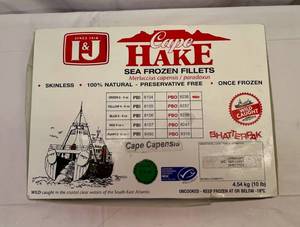 lot 33 image: K. 10lbs Hake Sea Frozen Fillets