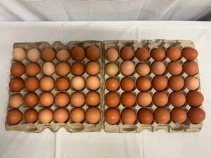 lot 405 image: 60 Free Range Eggs