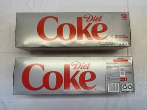 lot 218 image: 2x 12-12oz Cans Diet Coke
