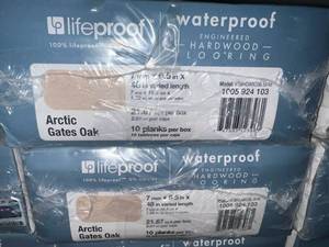 lot 2 image: 13 Boxes (21.67sq ft box) of Lifeproof-Engineered Hardwood Flooring-Artic Gates Oak