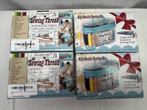 lot 23 image: MM. 4 Colored Bird Sewing Kits