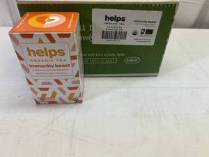 lot 211 image: LL. 6x 16 tea bags-Helps Organic Tea-Immunity Boost