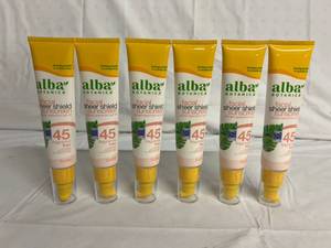 lot 384 image: 6x 2oz Facial Sheer Shield Sunscreen