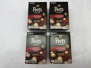 lot 267 image: 4 x 10ct Boxes of Peets Peppermint Mocha Coffee