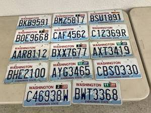 lot 51 image: Washington License Plates