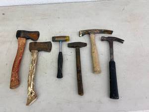 lot 69 image: Hammers & Hatchets