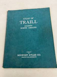 lot 77 image: 1963 Traill County Atlas