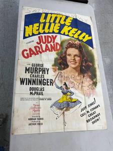lot 82 image: Very Early Movie Poster - Judy Garland