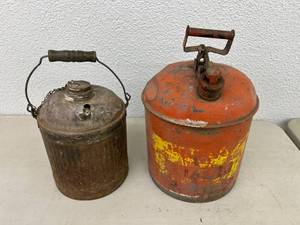 lot 93 image: Metal Fuel Cans