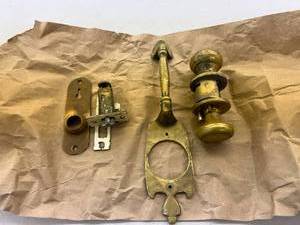 lot 141 image: Vintage Door Set
