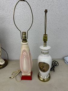 lot 159 image: Vintage Lamps