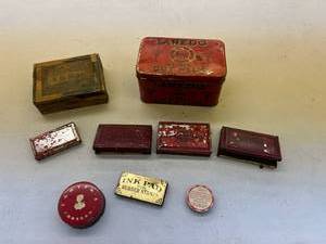 lot 164 image: Vintage Tins & SD Cigar Box