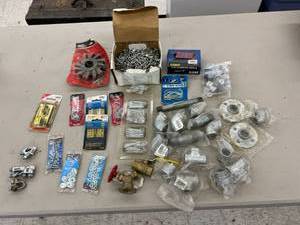 lot 177 image: Hardware & Galvanized Pipe Fittings