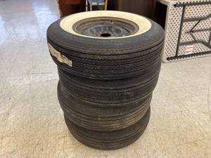 lot 190 image: 4 New Remington L78-15 4 Ply Tires on Rims