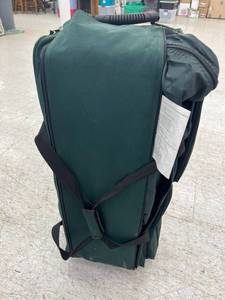 lot 199 image: Queen Size Instant Bed Frame in Travel Case