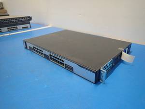 Cisco&nbspWS-C3750G-24T-S Network Switch  Primary Ports&nbsp24 x RJ45  Includes power cable  loose face plate&nbsp