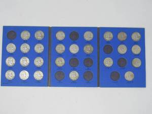 Benjamin Franklin Half Dollar collector Collection  folio  Starting 1948