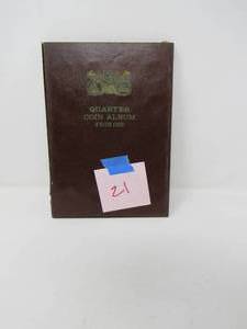 QUARTER COIN ALBUM FROM 1932   83 Quarters