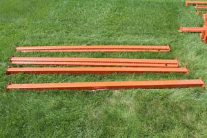 Set of 4 8 Heavy-duty Pallet Racking Beams