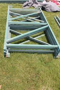 Set of 6 Heavy-duty Pallet Racking Supports
