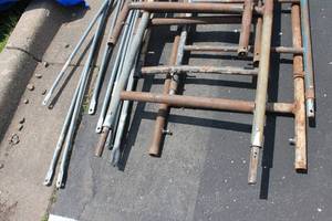 Lot of scaffolding pieces