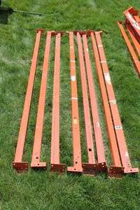 Set of 8 8 Heavy-duty Pallet Racking Beams