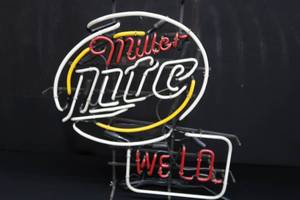 MILLER LITE BEER SIGN