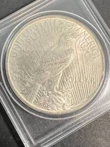 1923 US PEACE SILVER DOLLAR IN CASE