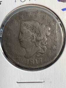 1817 15 STARS US LIBERTY HEAD LARGE CENT