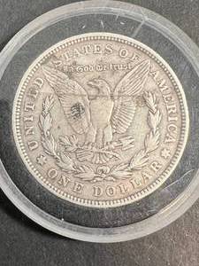 1921 US MORGAN SILVER DOLLAR IN AIRTITE