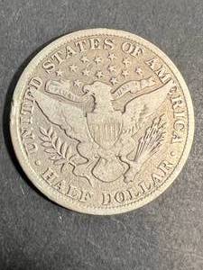 1913 US BARBER HALF DOLLAR