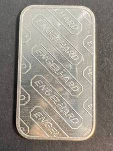1 TROY OZ .999 FINE SILVER ENGELHARD BAR