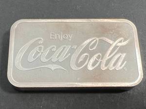 5 TROY OZ .999 FINE SILVER COCA COLA BAR