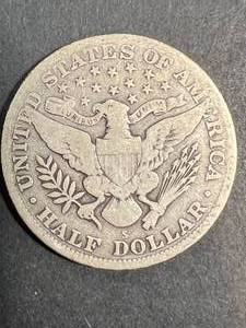 1915-S US BARBER HALF DOLLAR